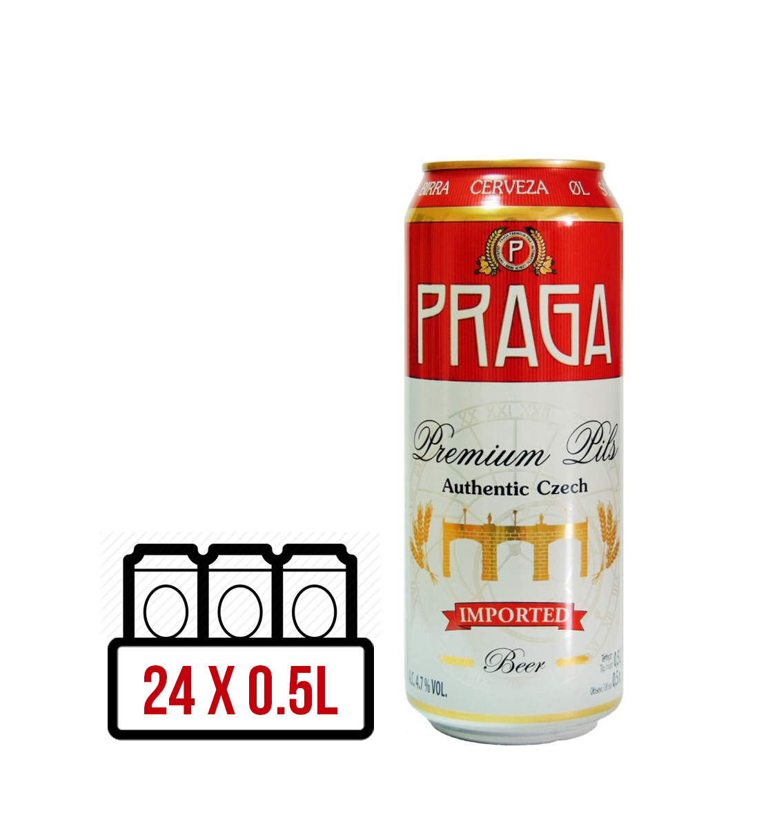 Praga Premium Pils BAX 24 DZ. X 0.5L